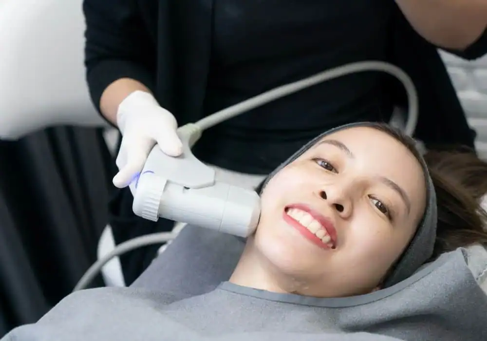 HIFU treatment Greater London (Croydon) in progress