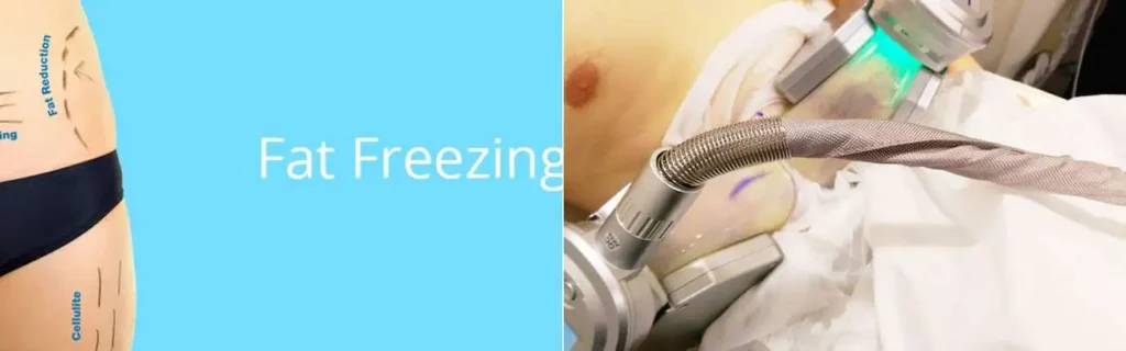 multi areas of a persons body having coolsculpting Greater London (Croydon) treatment