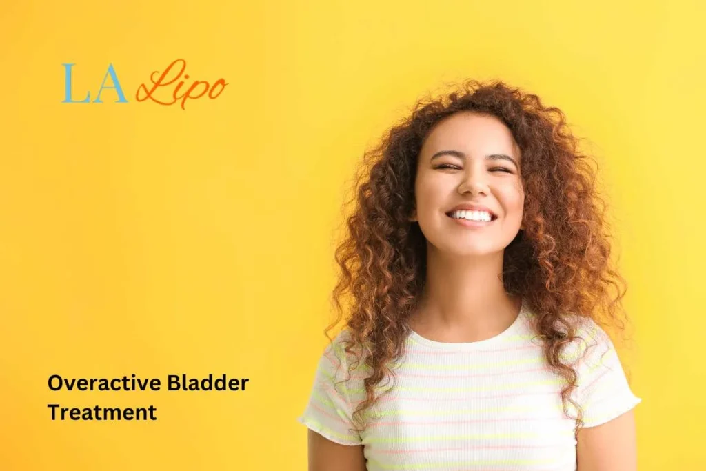 woman smiling about overactive bladder treatment Greater London (Croydon) solutions