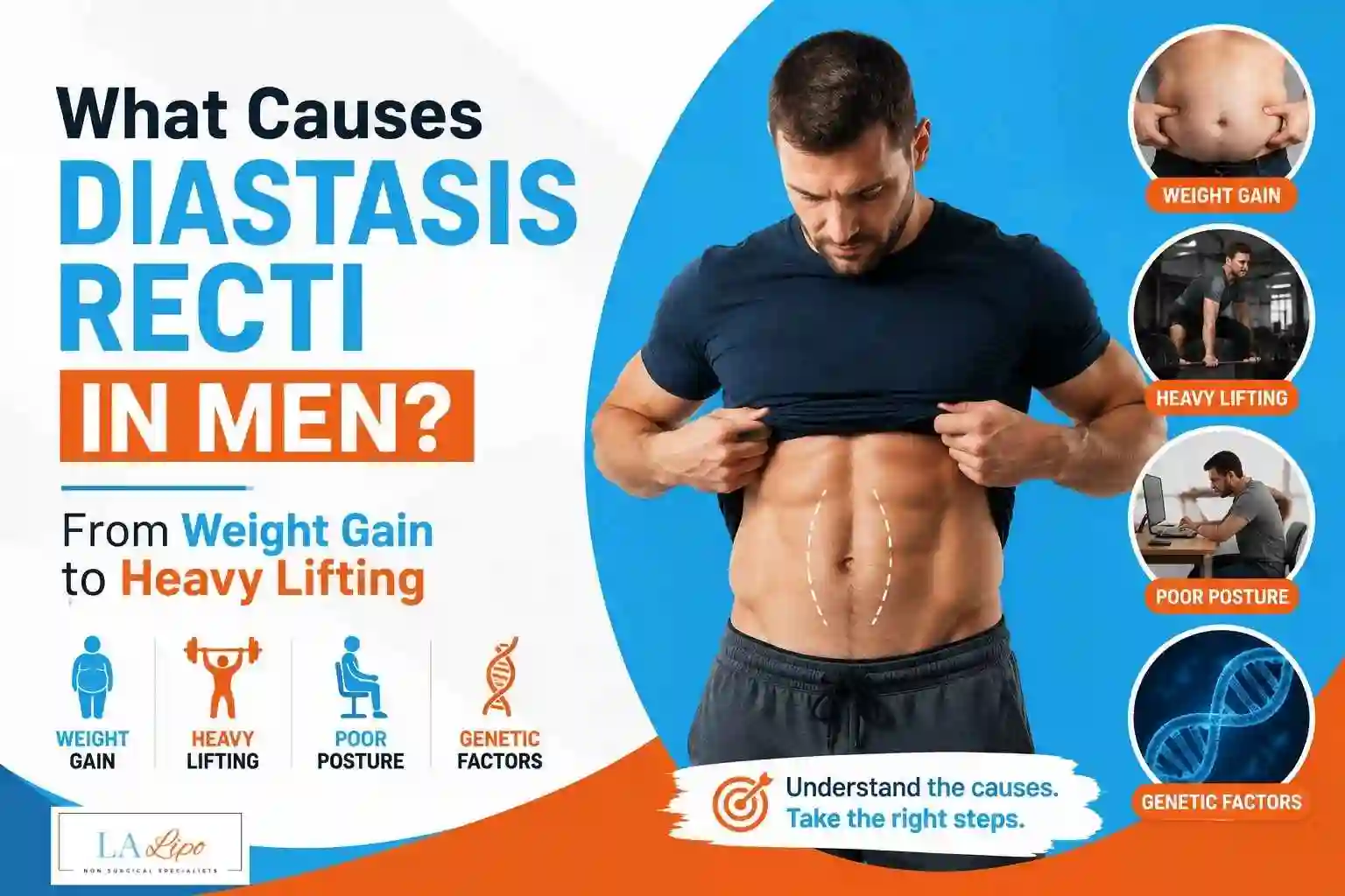 What Causes Diastasis Recti in Men? From Weight Gain to Heavy Lifting Greater London (Croydon)